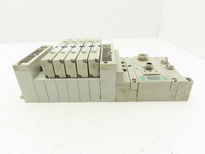 Numatics 219-828|240-183|240-241 6-Station G3 5-Valve Manifold w/Comm Sub-Bus