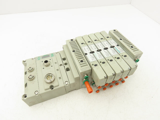 Numatics 219-828|240-183|240-241 6-Station G3 5-Valve Manifold w/Comm Sub-Bus
