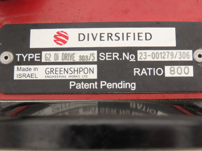 Diversified Ag G2 Di Duradrive Hog Barn Curtain Roll-Up Winch 800:1 Gearbox 115V