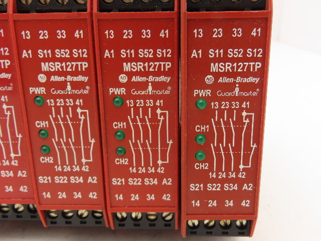Allen Bradley 440R-N23131 MSR127TP Guardmaster Safety Relay 24V Lot of 5