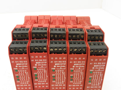 Allen Bradley 440R-N23131 MSR127TP Guardmaster Safety Relay 24V Lot of 5