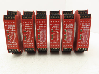 Allen Bradley 440R-N23131 MSR127TP Guardmaster Safety Relay 24V Lot of 6