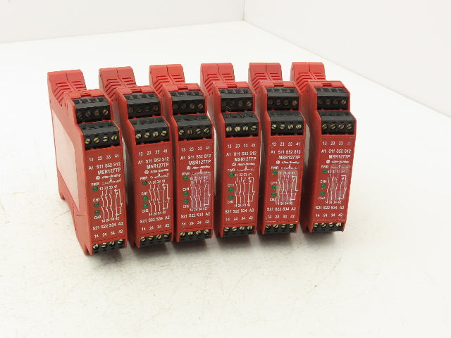 Allen Bradley 440R-N23131 MSR127TP Guardmaster Safety Relay 24V Lot of 6