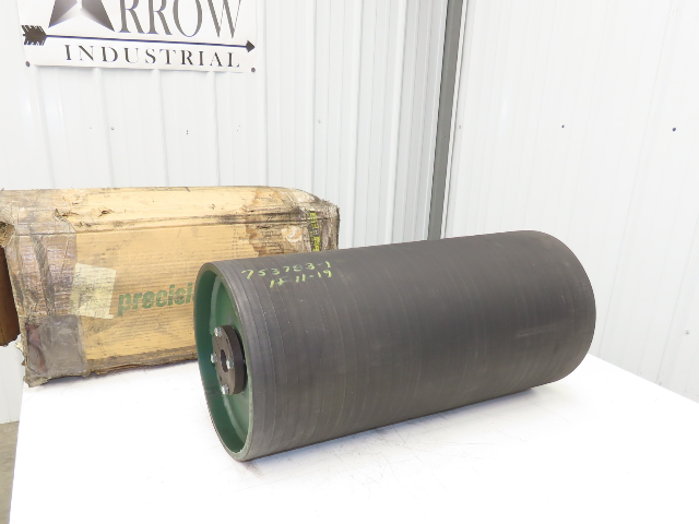 PPI Precision 12"x 26" Belt Conveyor Lagged Drive Pulley 1.5" Bore XT25 Hub