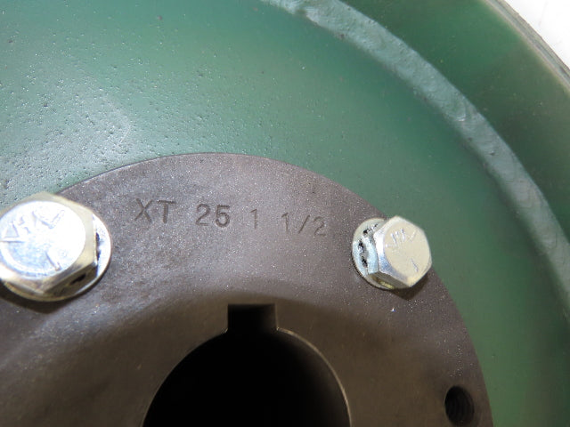 PPI Precision 12"x 26" Belt Conveyor Lagged Drive Pulley 1.5" Bore XT25 Hub