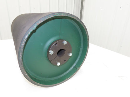 PPI Precision 12"x 26" Belt Conveyor Lagged Drive Pulley 1.5" Bore XT25 Hub