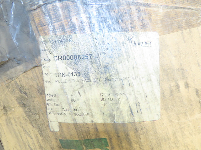 PPI Precision 12"x 26" Belt Conveyor Lagged Drive Pulley 1.5" Bore XT25 Hub