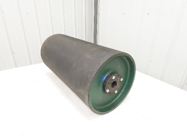 PPI Precision 12"x 26" Belt Conveyor Lagged Drive Pulley 1.5" Bore XT25 Hub