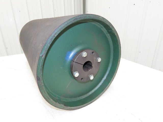 PPI Precision 12"x 26" Belt Conveyor Lagged Drive Pulley 1.5" Bore XT25 Hub