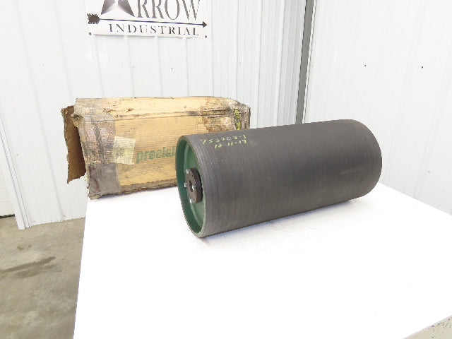 PPI Precision 12"x 26" Belt Conveyor Lagged Drive Pulley 1.5" Bore XT25 Hub
