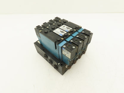 MAC 92B-EAF-000-DM-DDAP-1DM  4-Station Solenoid Valve Manifold Assy 24VDC