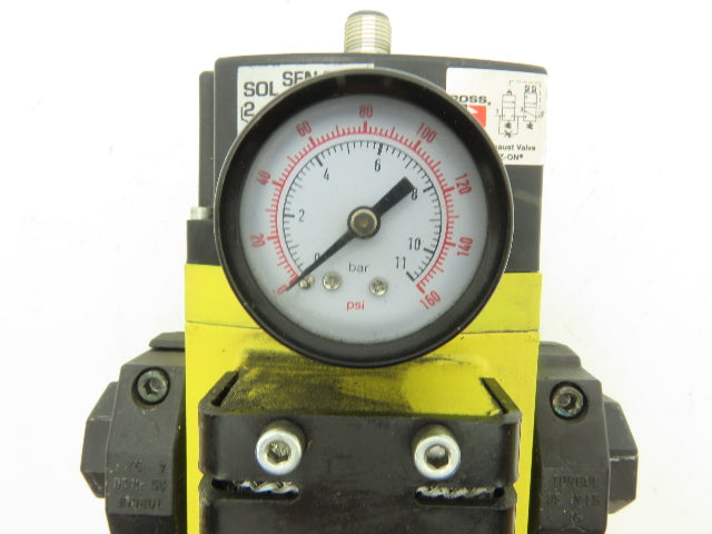 Ross Controls M35S50NAEXCCGA M35 Series Pneumatic Double Valve 30-150PSIG 24VDC