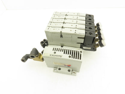 Aventics R503A2B60MA00F1  6-Station Solenoid Valve Manifold 24VDC Ethernet IP