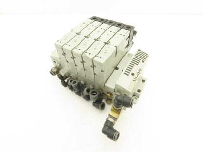 Aventics R503A2B60MA00F1  6-Station Solenoid Valve Manifold 24VDC Ethernet IP