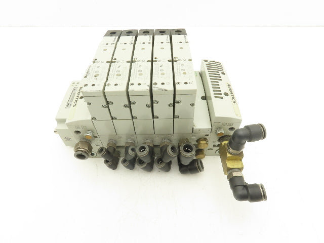 Aventics R503A2B60MA00F1  6-Station Solenoid Valve Manifold 24VDC Ethernet IP