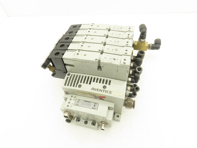 Aventics R503A2B60MA00F1  6-Station Solenoid Valve Manifold 24VDC Ethernet IP