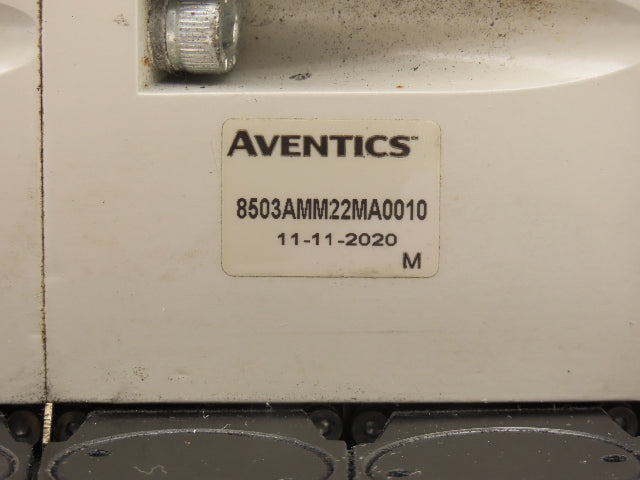 Aventics R503A2B60MA00F1  6-Station Solenoid Valve Manifold 24VDC Ethernet IP