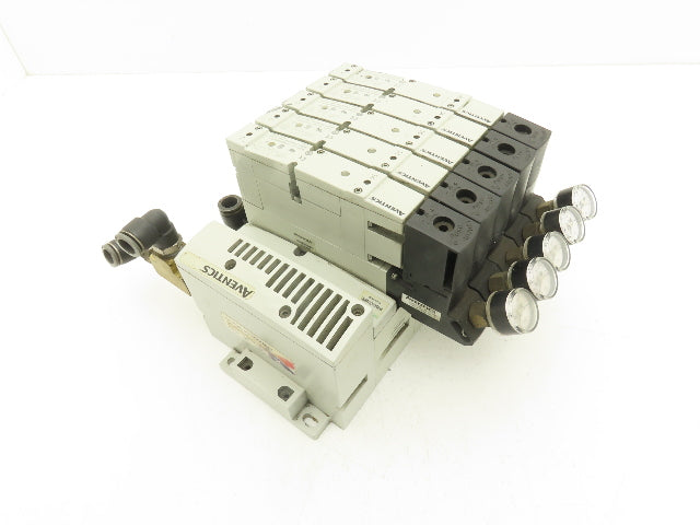 Aventics R503A2B60MA00F1  6-Station Solenoid Valve Manifold 24VDC Ethernet IP