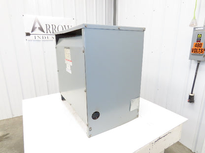Square D 75T3H Power Transformer 75KVA HV 480V LV 208Y/120V 3Ph 3 Phase