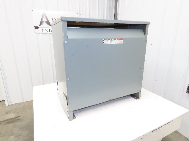 Square D 75T3H Power Transformer 75KVA HV 480V LV 208Y/120V 3Ph 3 Phase