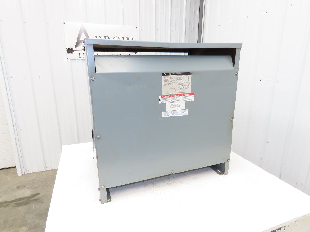 Square D 75T3H Power Transformer 75KVA HV 480V LV 208Y/120V 3Ph 3 Phase