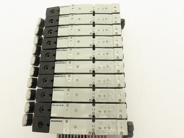 Aventics 503 Series 10-Station Solenoid Valve Manifold 24VDC w/Ethernet IP DLR