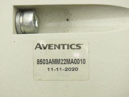 Aventics 503 Series 10-Station Solenoid Valve Manifold 24VDC w/Ethernet IP DLR