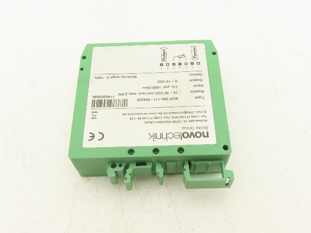 Novotechnik MUP 080-111/054220 Signal Conditioner Converter 18-30VDC