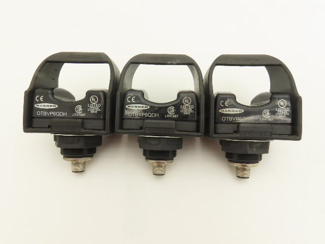 Banner OTBVP6QDH Optical Touch Button Momentary Switch Sensor  Lot of 3
