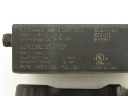 Schmersal AZM300Z-ST-1P2P Solenoid Interlock Safety Switch Electronic RFID 24VDC