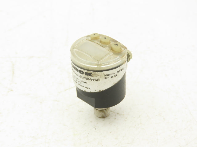 Turck PK010R-N14AL-2UP8X-V1141 Pressure Sensor 0-10Bar 145PSI 10.3-30VDC 2X PNP