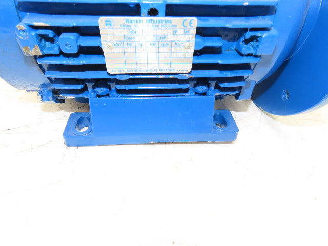 Rankin AT100A4 Asynchronous AC Motor 2Hp 1720 RPM 230/460V 3PH 7/8" Shaft