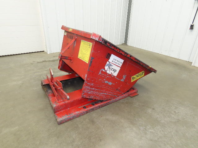 McCullough Wright Self Dumping Hopper 1/4" Yard 4000lb 2 Ton 7 Gauge Bin