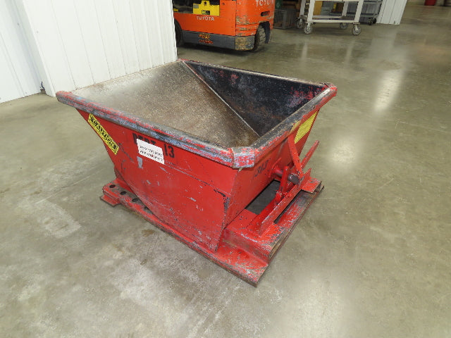 McCullough Wright Self Dumping Hopper 1/4" Yard 4000lb 2 Ton 7 Gauge Bin