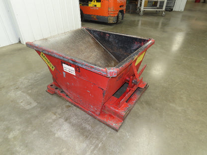 McCullough Wright Self Dumping Hopper 1/4" Yard 4000lb 2 Ton 7 Gauge Bin