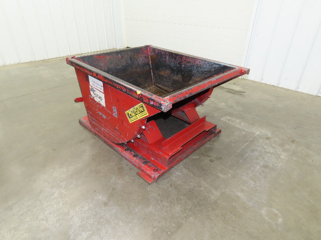 McCullough Wright Self Dumping Hopper 1/4" Yard 4000lb 2 Ton 7 Gauge Bin