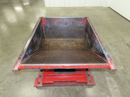 McCullough Wright Self Dumping Hopper 1/4" Yard 4000lb 2 Ton 7 Gauge Bin
