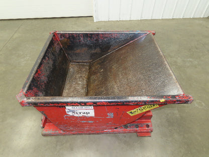 McCullough Wright Self Dumping Hopper 1/4" Yard 4000lb 2 Ton 7 Gauge Bin