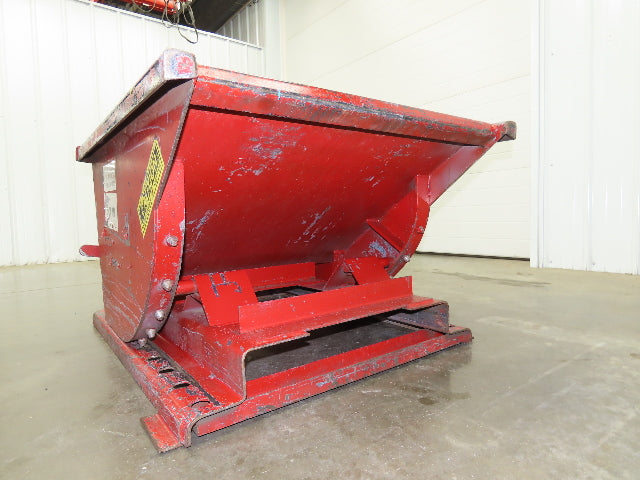 McCullough Wright Self Dumping Hopper 1/4" Yard 4000lb 2 Ton 7 Gauge Bin