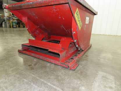 McCullough Wright Self Dumping Hopper 1/4" Yard 4000lb 2 Ton 7 Gauge Bin