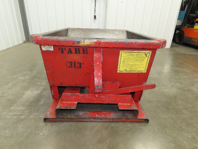 McCullough Wright Self Dumping Hopper 1/4" Yard 4000lb 2 Ton 7 Gauge Bin