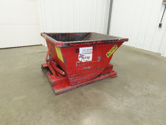 McCullough Wright Self Dumping Hopper 1/4" Yard 4000lb 2 Ton 7 Gauge Bin