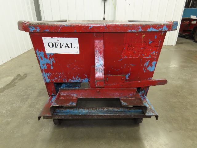 McCullough Wright Self Dumping Hopper 1/4" Yard 4000lb 2 Ton Rubber Wheels