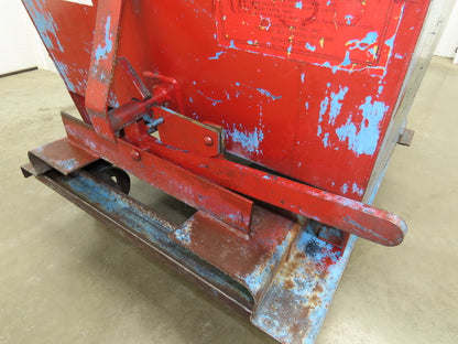 McCullough Wright Self Dumping Hopper 1/4" Yard 4000lb 2 Ton Rubber Wheels