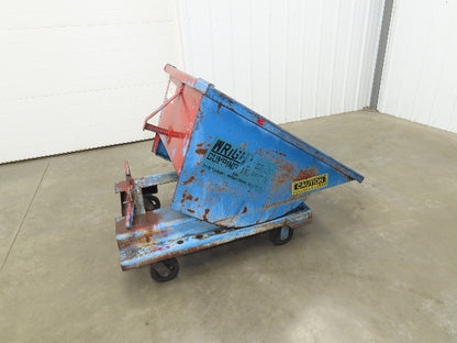 McCullough Wright Self Dumping Hopper 1/4" Yard 4000lb 2 Ton Rubber Wheels