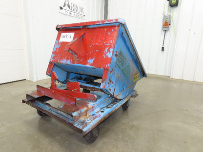 McCullough Wright Self Dumping Hopper 1/4" Yard 4000lb 2 Ton Rubber Wheels