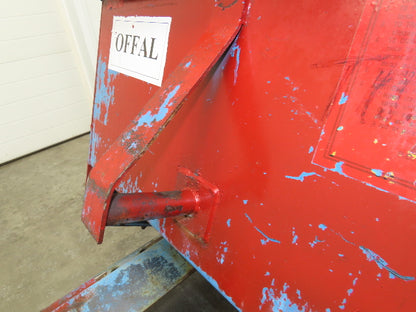 McCullough Wright Self Dumping Hopper 1/4" Yard 4000lb 2 Ton Rubber Wheels