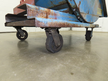 McCullough Wright Self Dumping Hopper 1/4" Yard 4000lb 2 Ton Rubber Wheels