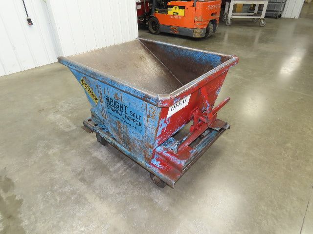 McCullough Wright Self Dumping Hopper 1/4" Yard 4000lb 2 Ton Rubber Wheels