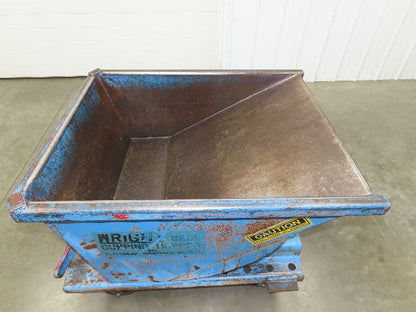 McCullough Wright Self Dumping Hopper 1/4" Yard 4000lb 2 Ton Rubber Wheels